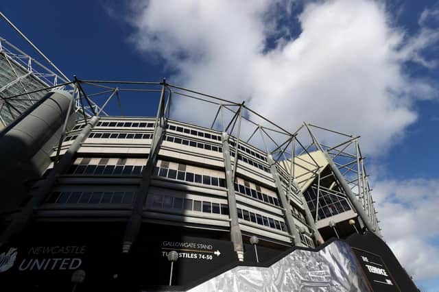 NEWCASTLE UPON TYNE, ENGLAND - FEBRUARY 29: A general view outside the stadium prior to the Premier League match between Newcastle United and Burnley FC at St. James Park on February 29, 2020 in Newcastle upon Tyne, United Kingdom. (Photo by Alex Livesey/Getty Images)