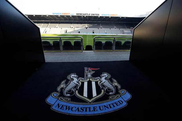 NEWCASTLE UPON TYNE, ENGLAND - JANUARY 01: General view inside the stadium ahead of the Premier League match between Newcastle United and Leicester City at St. James Park on January 01, 2020 in Newcastle upon Tyne, United Kingdom. (Photo by Nigel Roddis/Getty Images)