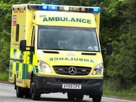 One person has been take to hospital following a six-vehicle crash