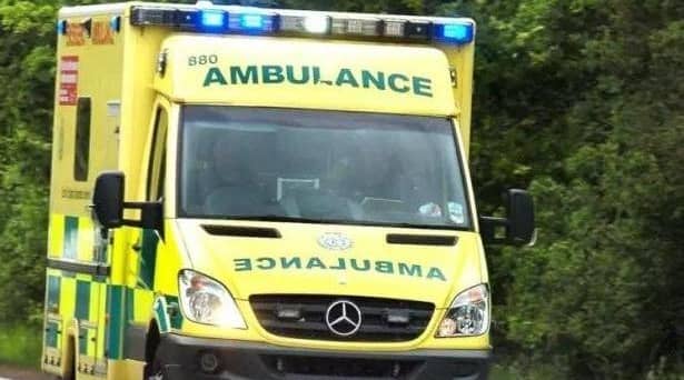 One person has been take to hospital following a six-vehicle crash