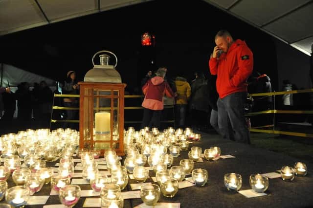 Hundreds of candles were lit at Souter Lighthouse by people who had lost babies and children in 2019.