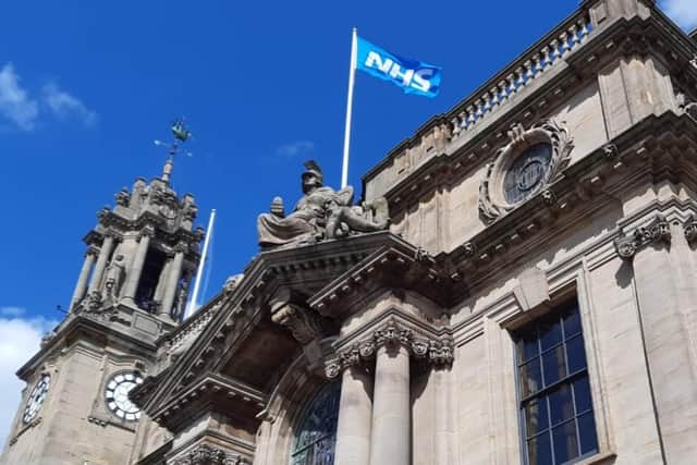 South Shields Town Hall will fly the NHS flag on Thursday.