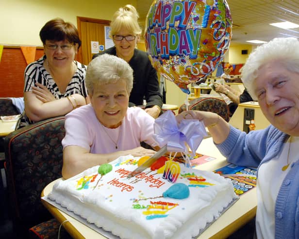 Back to 2007 for a scene at Hearns Bingo in Jarrow where 10th anniversary celebrations were being held. Were you there?
