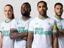 Callum Wilson is among the Newcastle United players modelling this season's third strip.