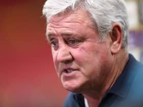 Steve Bruce, Manager of Newcastle United. (Photo by Alex Morton/Getty Images)