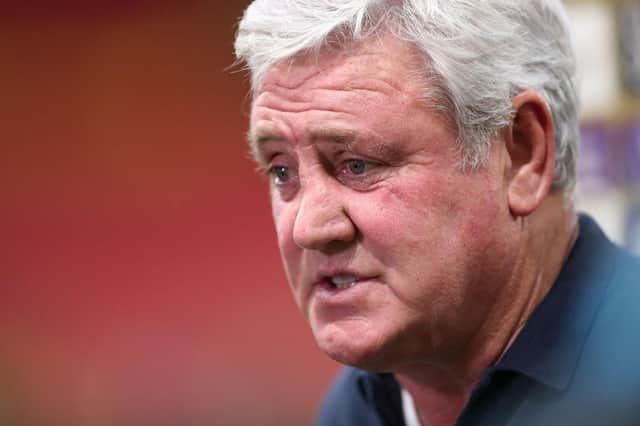 Steve Bruce, Manager of Newcastle United. (Photo by Alex Morton/Getty Images)