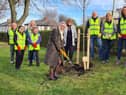 Tree planting at Monkton Dene park