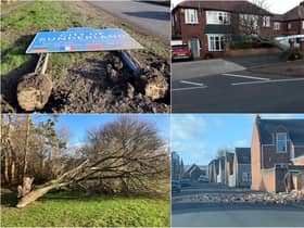 Storm Malik brought high winds to the region.