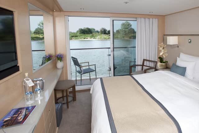 Great views from one of the veranda staterooms. Image: Viking