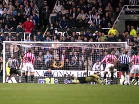 Newcastle 1, Sunderland 2. Thomas Sorensen's famous penalty save against Alan Shearer on November 18, 2000.