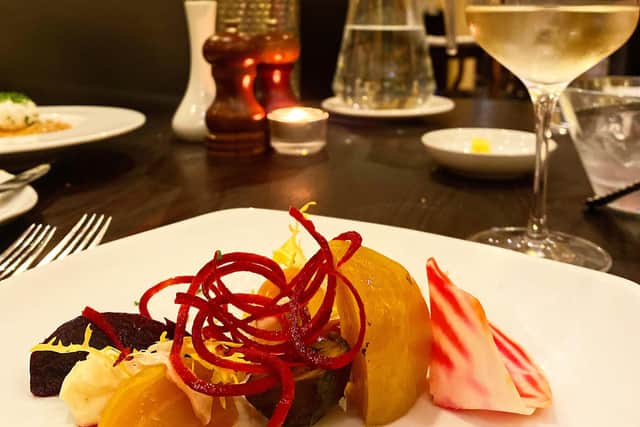 You can choose to dine at Rib Room, one of three restaurants at the hotel
