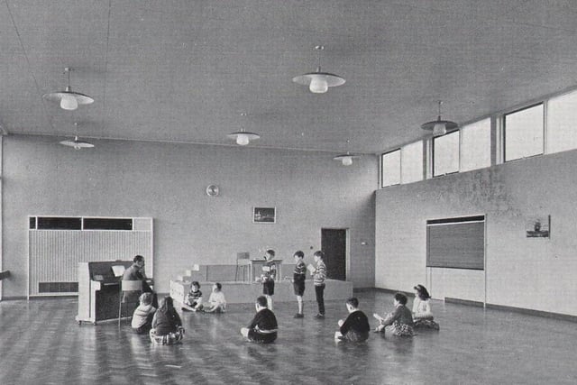 The junior hall at Fens School in 1965. Photo: Hartlepool Museum Service.