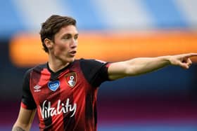 MANCHESTER, ENGLAND - JULY 15: Harry Wilson of AFC Bournemouth looks on during the Premier League match between Manchester City and AFC Bournemouth  at Etihad Stadium on July 15, 2020 in Manchester, England. Football Stadiums around Europe remain empty due to the Coronavirus Pandemic as Government social distancing laws prohibit fans inside venues resulting in all fixtures being played behind closed doors. (Photo by Peter Powell/Pool via Getty Images)