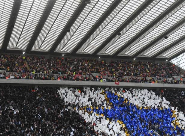 Newcastle United fans have helped to create a new Premier League attendance record (Photo by Stuart MacFarlane/Arsenal FC via Getty Images)