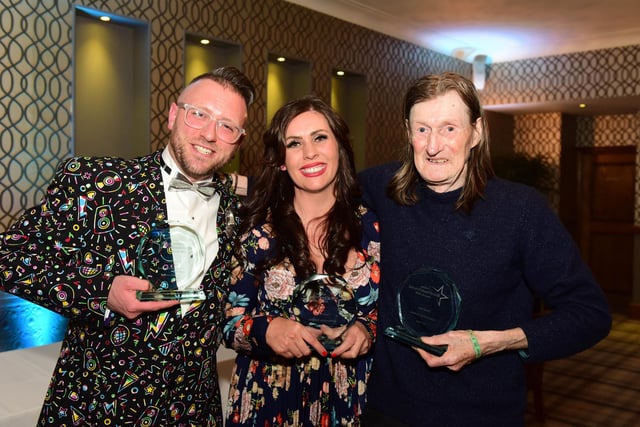 Covid Hero of the Year Award winners from left to right, Stephen Sullivan, Deborah Taylor-Smth and Paul Tann.