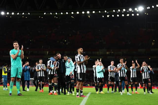 Newcastle United earned a deserved point away at Arsenal on Tuesday night (Photo by Julian Finney/Getty Images)