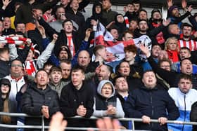 Sunderland fans at Cardiff City