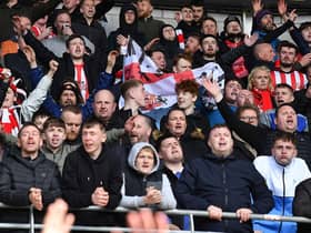 Sunderland fans at Cardiff City