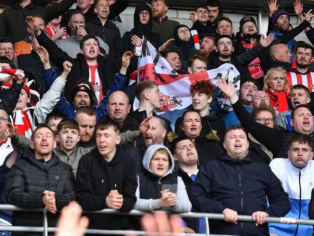Sunderland fans at Cardiff City