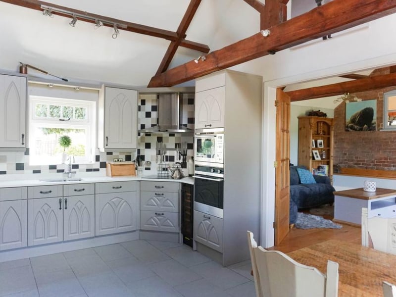 Breakfast kitchen leading to second lounge/family room