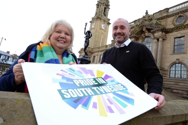 Kate expresses her support for events like the Pride in South Tyneside events, launched this week by South Tyneside Council deputy leader Cllr Audrey Huntley and organiser Peter Durrant.