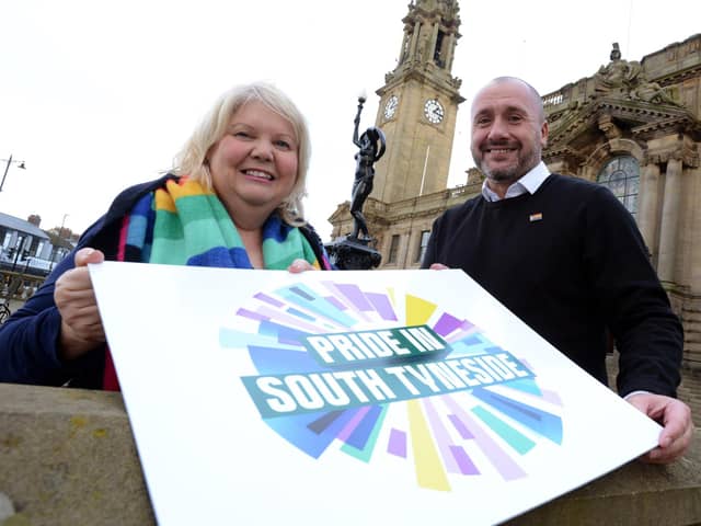 Kate expresses her support for events like the Pride in South Tyneside events, launched this week by South Tyneside Council deputy leader Cllr Audrey Huntley and organiser Peter Durrant.
