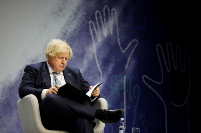 Prime Minister Boris Johnson during a London-based summit to raise funds for the Global Partnership for Education (GPE). Picture date: Thursday July 29, 2021.