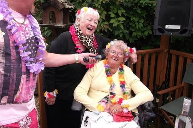 Blake Robson, with his mum (centre) and aunt Sheilah Hardington who passed away in April.