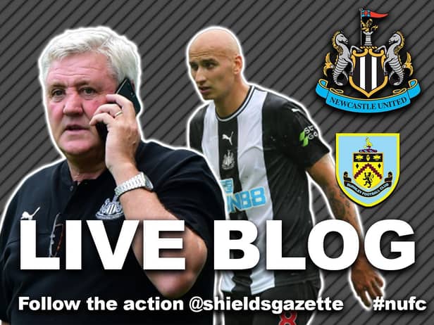 Newcastle United host Burnley at St James' Park this afternoon.