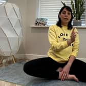 Learn from yoga teacher Laura Bicker about a breathing visualisation technique