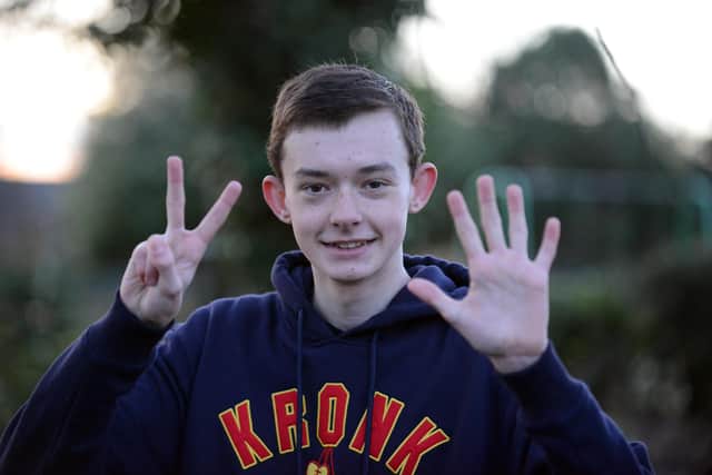 Mortimer Community College pupil Bradley George has ran 7 half marathons in 7 days for Key 2 Life foodbank.