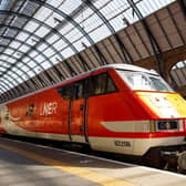 A LNER train at London Kings Cross.