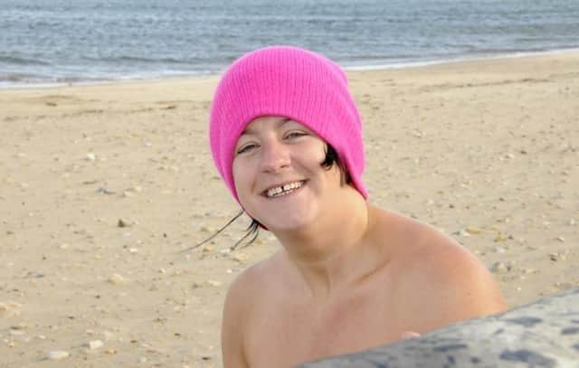 Jax Higginson, founder and organiser of the annual North East Skinny Dip.