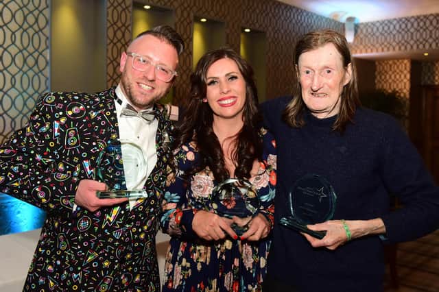 Covid Hero of the Year award winners, left to right, Stephen Sullivan, Deborah Taylor-Smith and Paul Tann.