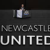 St James's Park, the home of Newcastle United. (Photo by OLI SCARFF/AFP via Getty Images)