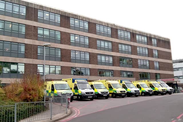 Ambulances have faced long queues when handing patients into the care of hospitals, which has delayed crews responding to other call-outs.