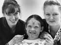 Kate Irvine of Whitburn Junior Mixed and Infants School was the target of amateur artists, Catherine Nicholson and Sarah Baxter. Who can tell us more about this July 1990 event?