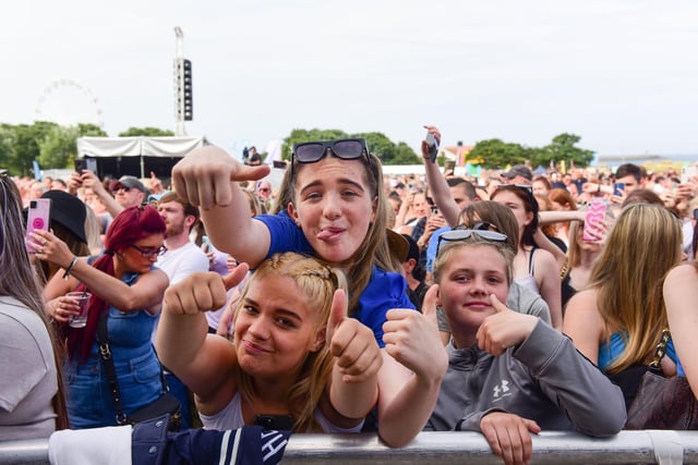 Festival goers were queuing from 9.30am to get in - hours before the gates opened.