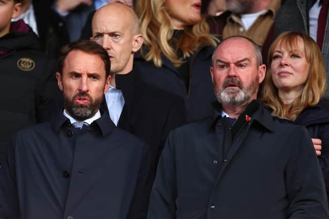 England and Scotland managers Gareth Southgate and Steve Clarke.