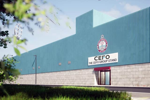 How the new CEFO stand will look.