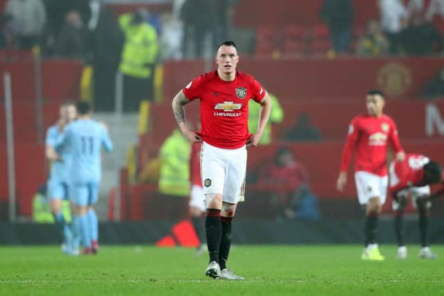 Newcastle United had been linked with Manchester United's Phil Jones (Photo by Alex Livesey/Getty Images)
