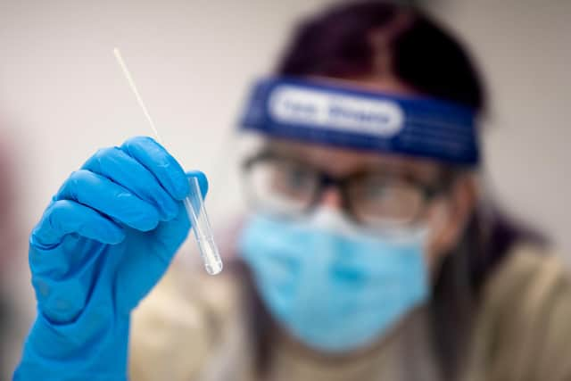 The Government have confirmed that 850 Covid tests have been wrongly recorded as positive. Photo: Getty Images.