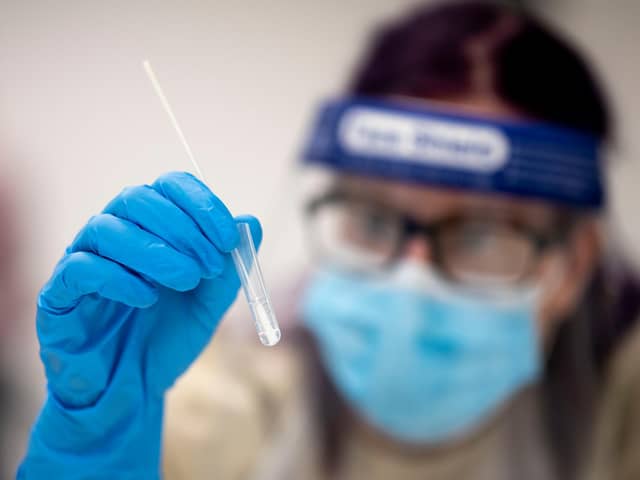 The Government have confirmed that 850 Covid tests have been wrongly recorded as positive. Photo: Getty Images.