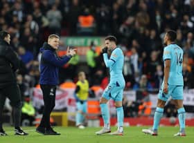 Mark Lawrenson is not predicting a good afternoon for Eddie Howe's side against Manchester City tomorrow (Photo by Clive Brunskill/Getty Images)