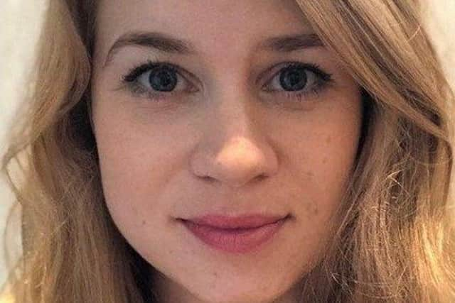 Police have confirmed a body found in a woodland in Kent are that of Sarah Everard, 33, who went missing in London earlier this month.
Photo by -/METROPOLITAN POLICE/AFP via Getty Images.