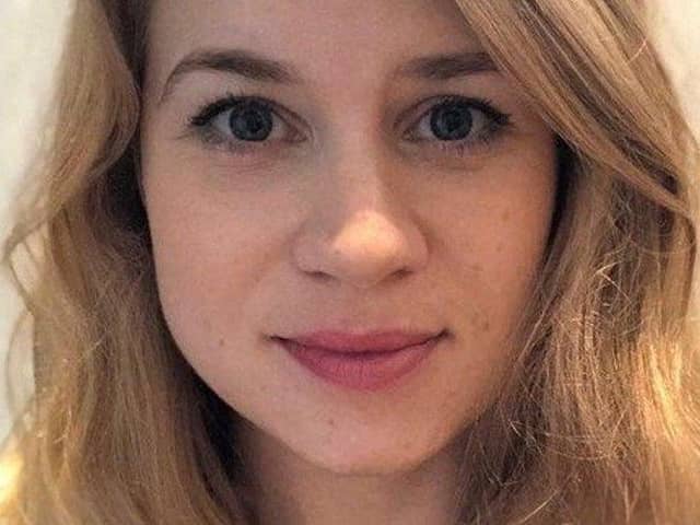 Police have confirmed a body found in a woodland in Kent are that of Sarah Everard, 33, who went missing in London earlier this month.
Photo by -/METROPOLITAN POLICE/AFP via Getty Images.