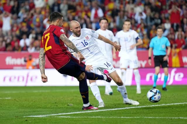 Joselu scored a brace for Spain on Saturday (Photo by Angel Martinez/Getty Images)