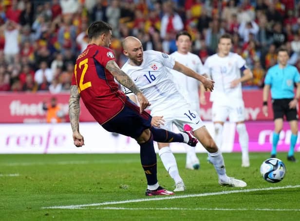 Joselu scored a brace for Spain on Saturday (Photo by Angel Martinez/Getty Images)