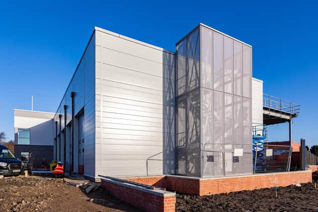 The new Hebburn Tri Station taking shape. Photo by Graham Brown / Chapman Brown Photography