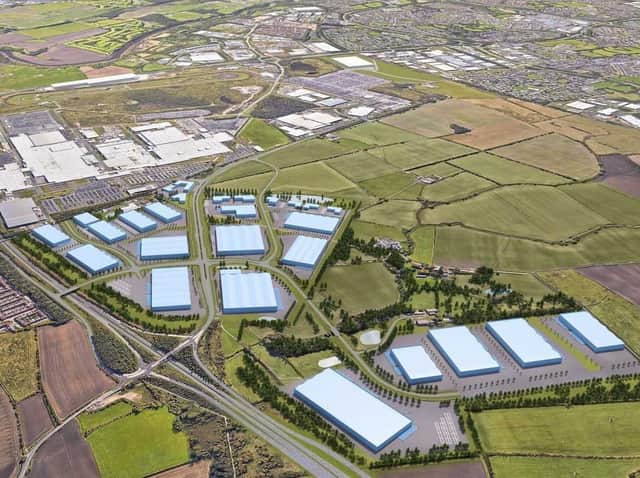 Artist's impression of IAMP overhead view looking south